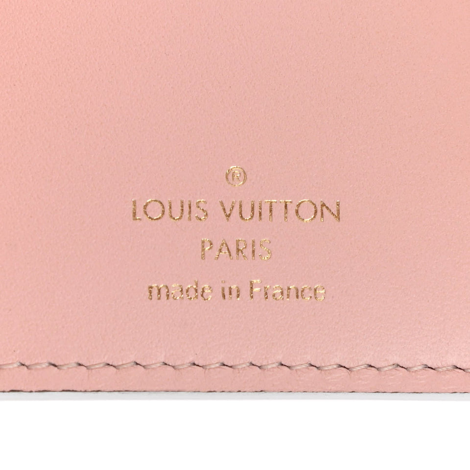Louis Vuitton TAURILLON CAPUCINES COMPACT WALLET ROSE