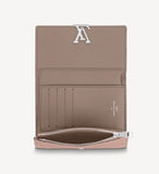 Louis Vuitton TAURILLON CAPUCINES COMPACT WALLET ROSE