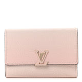 Louis Vuitton TAURILLON CAPUCINES COMPACT WALLET ROSE
