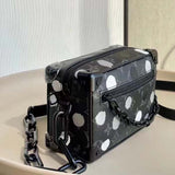 Louis Vuitton Unisex LVxYK Mini Soft Trunk Black Silver Monogram Eclipse Coated Canvas Handbag