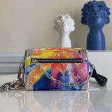 Louis Vuitton Unisex Mini Soft Trunk Monogram Sunset Coated Canvas Cowhide Leather Shoulder Bag