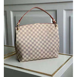 Louis Vuitton Women Graceful PM Hobo Rose Ballerine Pink Monogram Coated Canvas Shoulder Bag