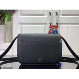 Louis Vuitton Women LV Orsay MM Handbag Black Cowhide Leather Flap Closure N-Lock