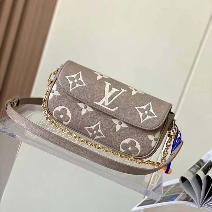 Louis Vuitton Women LV Wallet On Chain Ivy Monogram Empreinte Embossed Supple Grained Cowhide Leather Crossbody