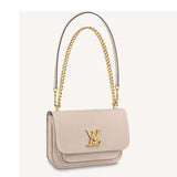 Louis Vuitton Women Lockme Chain PM Handbag Grained Calf Leather
