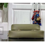 Louis Vuitton Women Multi Pochette Accessoires Light Khaki Cream Monogram Empreinte Embossed Grained Cowhide Leather Clutch