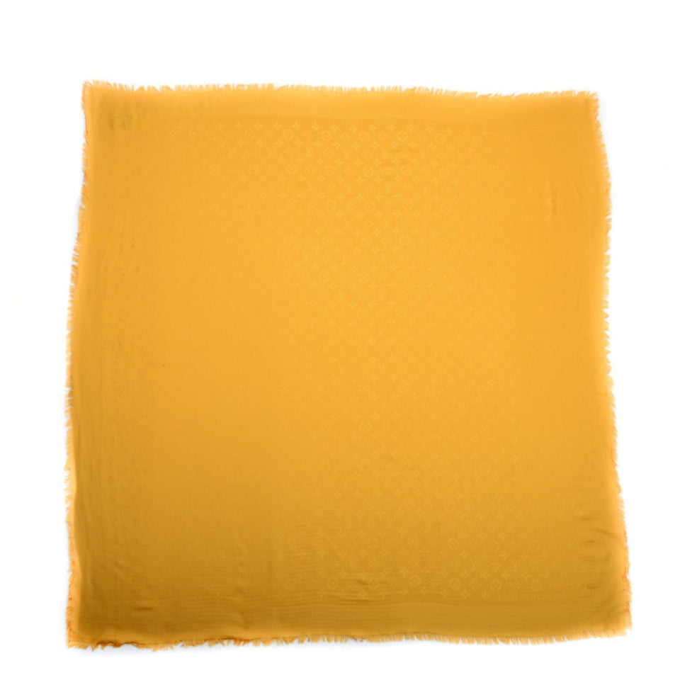 Louis Vuitton LV MONOGRAM SILK SHAWL SCARF