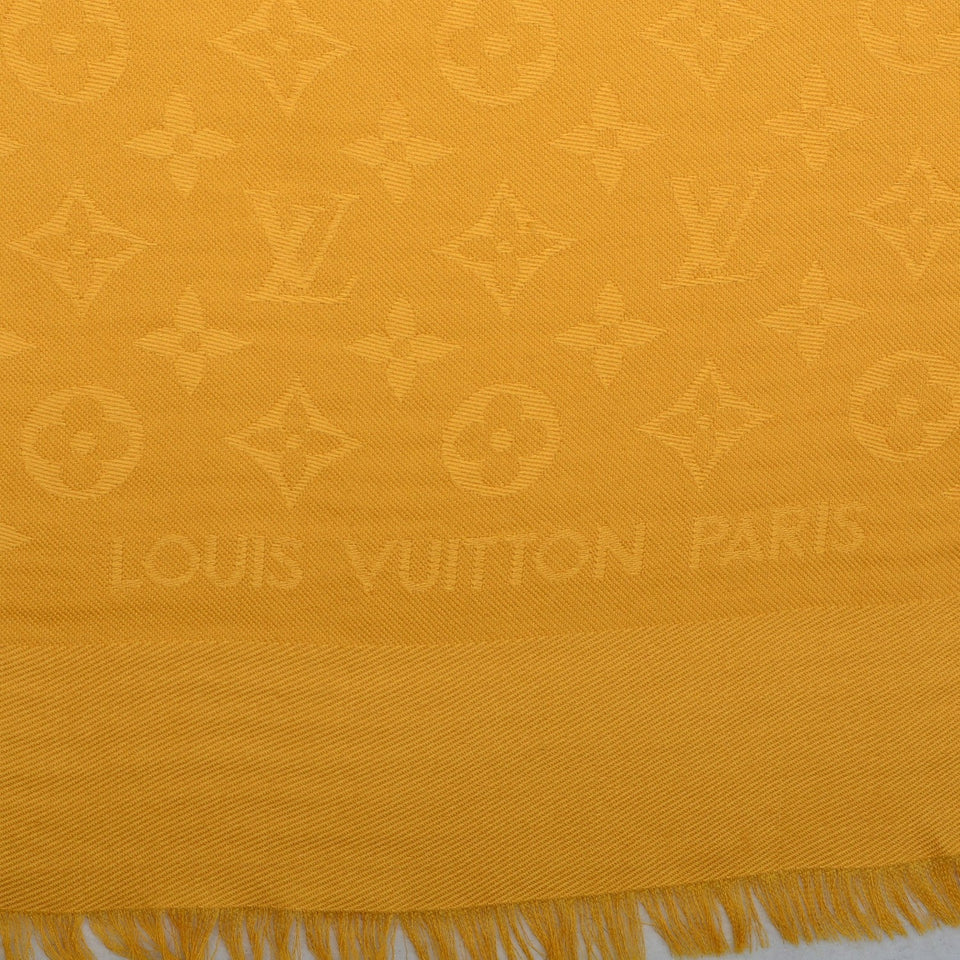 Louis Vuitton LV MONOGRAM SILK SHAWL SCARF