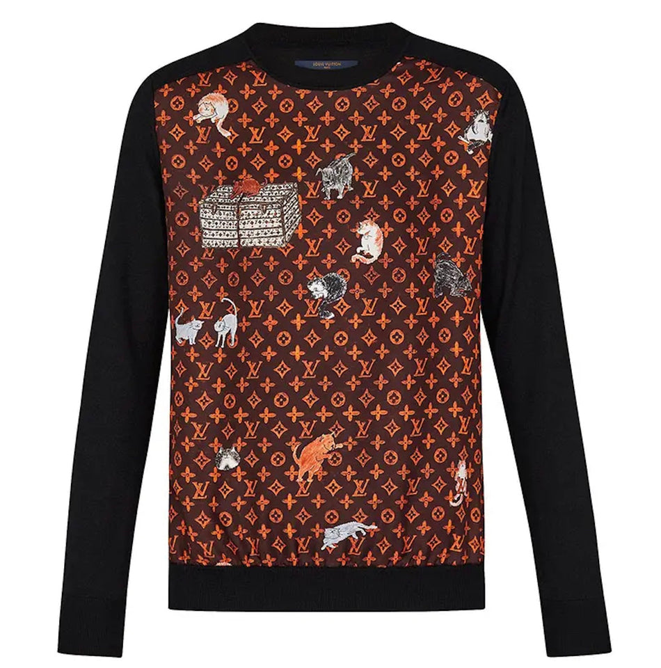 Louis Vuitton X GRACE CODDINGTON CATOGRAM SWEATER