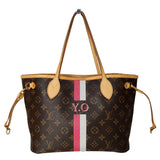 Louis Vuitton handbag Neverfull PM monogram with initials