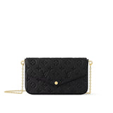 Louis Vuitton MONOGRAM EMPREINTE LEATHER FÉLICIE CHAIN BAG