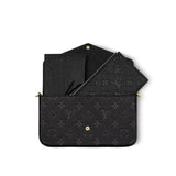 Louis Vuitton MONOGRAM EMPREINTE LEATHER FÉLICIE CHAIN BAG