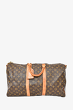 Louis Vuitton 2001 MONOGRAM KEEPALL BANDOULIERE 50 with STRAP