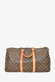 Louis Vuitton 2001 MONOGRAM KEEPALL BANDOULIERE 50 with STRAP
