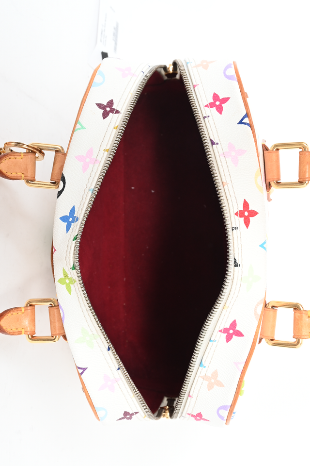 Louis Vuitton 2004 White Monogram Trouville Bag