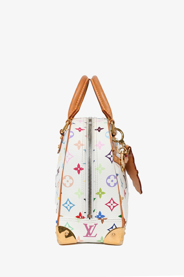 Louis Vuitton 2004 White Monogram Trouville Bag
