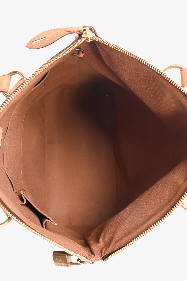 Louis Vuitton 2006 Monogram 'Lock It' Vertical Top Handle Bag