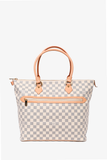 Louis Vuitton 2008 Damier Azur Saleya GM Zip Tote Bag