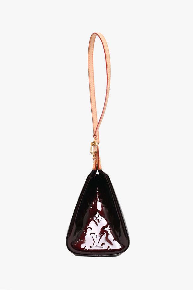Louis Vuitton 2009 Amarante Vernis Roxbury Top Handle Bag with Shoulder Strap
