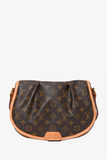 Louis Vuitton 2011 Monogram Leather Trimmed Menilmontant PM Crossbody Bag