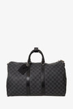 Louis Vuitton 2012 Graphite Damier Keepall 45 with Strap