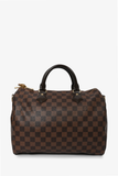 Louis Vuitton 2014 Damier Ebene Speedy Bandouliere 30 with Strap