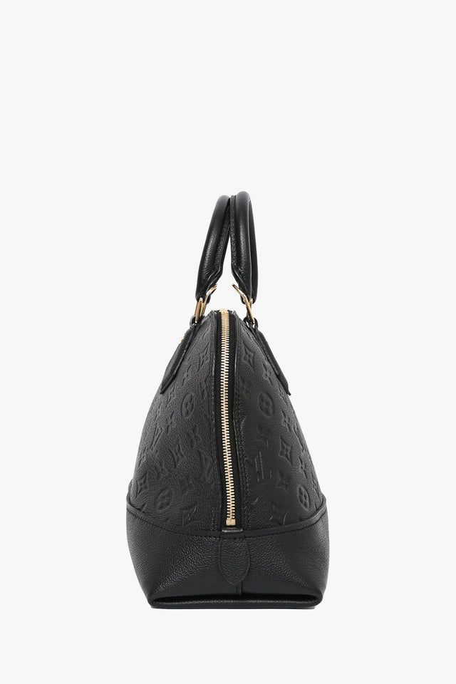 Louis Vuitton 2019 Black Empreinte Leather Neo Alma PM Top Handle with Strap