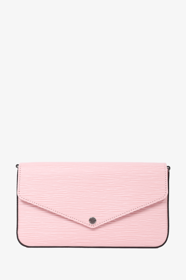 Louis Vuitton 2019 Pink Epi Leather Felicie Pochette with Pouch Insert