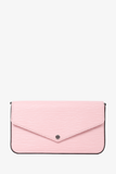 Louis Vuitton 2019 Pink Epi Leather Felicie Pochette with Pouch Insert