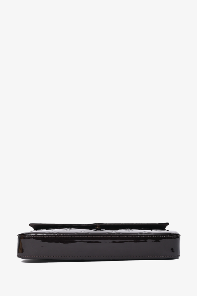 Louis Vuitton 2020 Amarante Vernis Felicie Pochette with Pouches