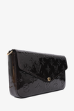 Louis Vuitton 2020 Amarante Vernis Felicie Pochette with Pouches