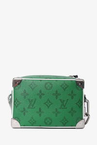 Louis Vuitton 2021 Green Monogram 'Everyday Mini Soft Trunk' Chain Bag