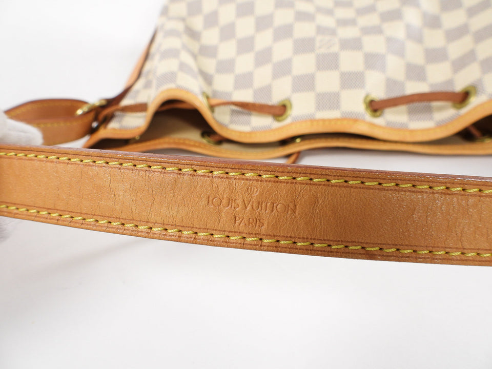 Louis Vuitton Damier Azur Noe Grande GM Drawstring Bag