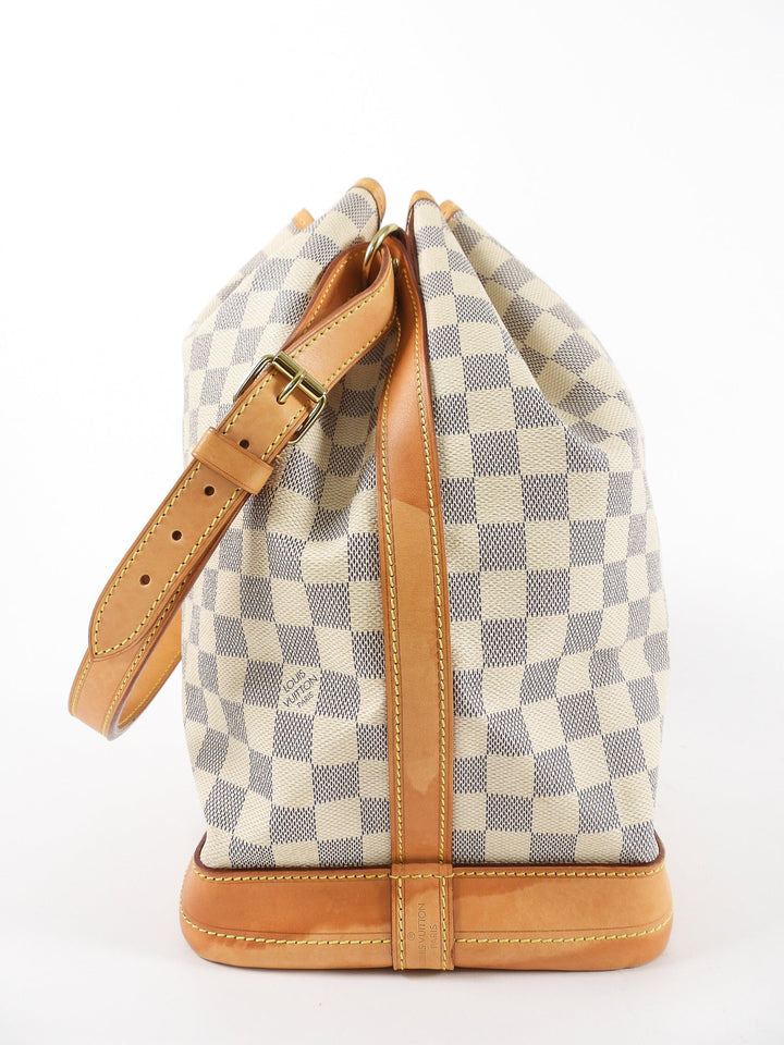 Louis Vuitton Damier Azur Noe Grande GM Drawstring Bag