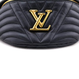 Louis Vuitton Black Calfskin New Wave Bumbag
