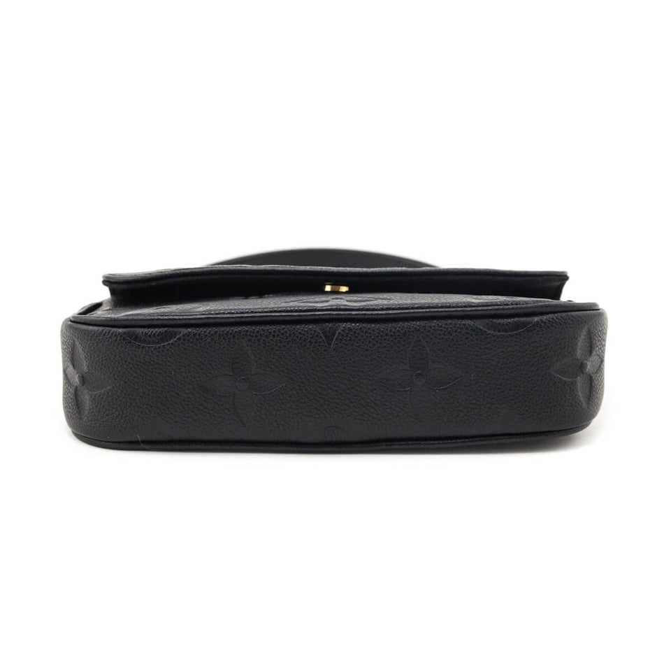 Louis Vuitton Black Empreinte Monogram Giant Ivy Wallet On Chain