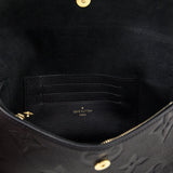 Louis Vuitton Black Empreinte Monogram Giant Ivy Wallet On Chain