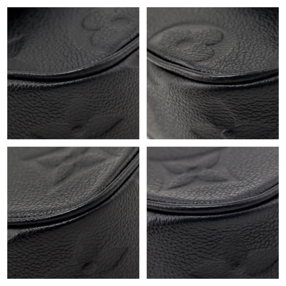 Louis Vuitton Black Empreinte Monogram Giant Ivy Wallet On Chain
