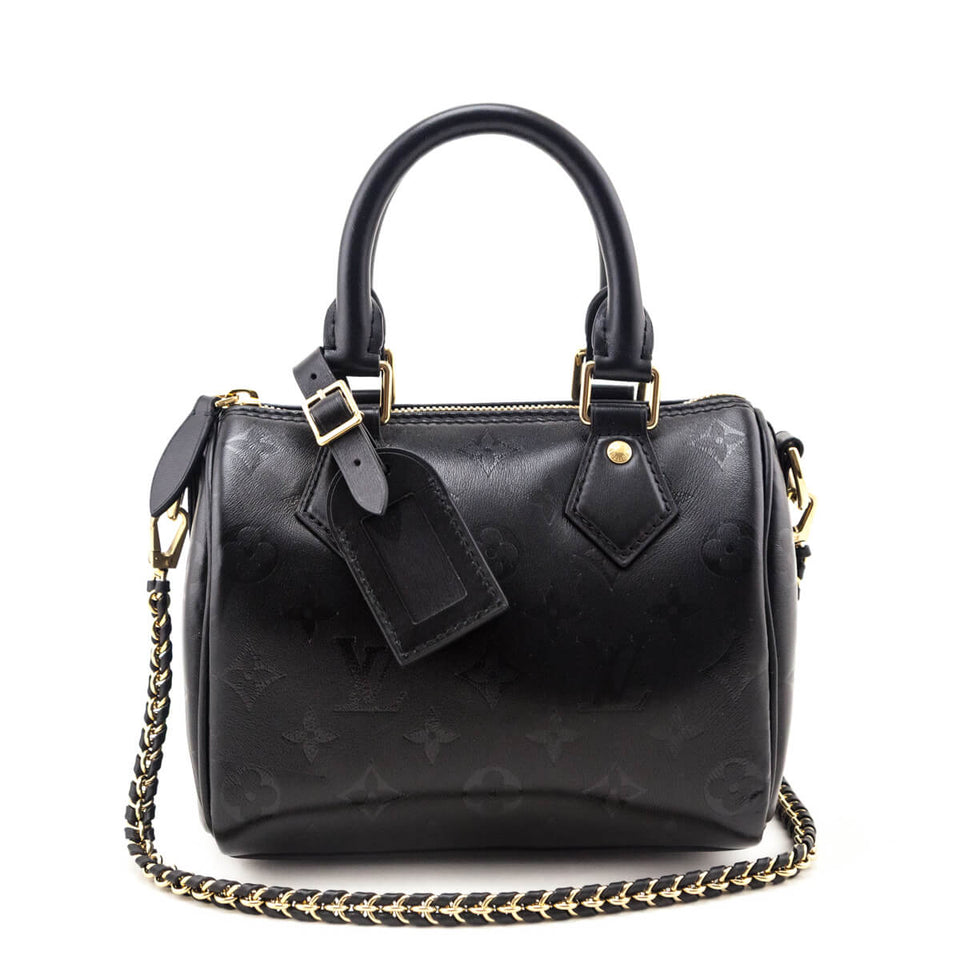 Louis Vuitton Black Monogram Ink Speedy BB