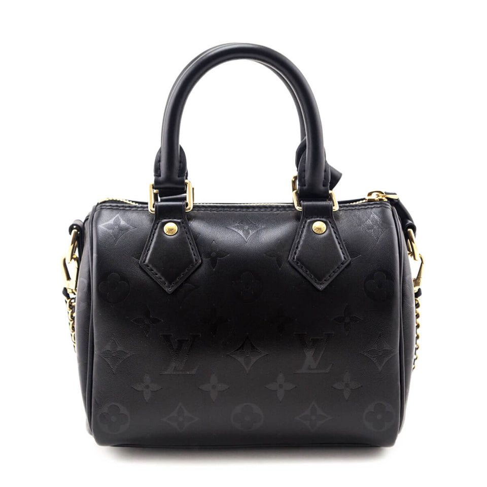 Louis Vuitton Black Monogram Ink Speedy BB