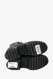 Louis Vuitton Black/Navy Leather / Denim Star Trail Line Ankle Boots Size 38