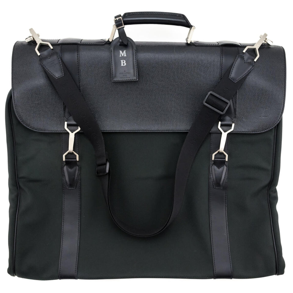 Louis Vuitton Black Taiga Gibeciere Garment Bag
