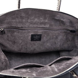 Louis Vuitton Black Veau Cachemire Python Soft Lockit MM