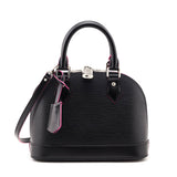 Louis Vuitton Black & Hot Pink Epi Alma BB