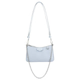 Louis Vuitton Blue Celeste Epi Leather Shoulder Chain Easy Pouch