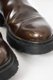 Louis Vuitton Brown/Monogram Leather Bold Chelsea Boot Size 9 Mens