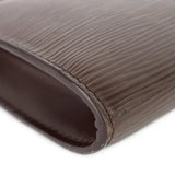 Louis Vuitton Brown Epi Leather Pochette Accessoires Wristlet Pouch Bag