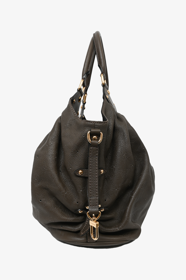 Louis Vuitton Brown Monogram Mahina XL Hobo
