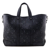 Louis Vuitton Charcoal Cowhide Faded Monogram Journey Tote