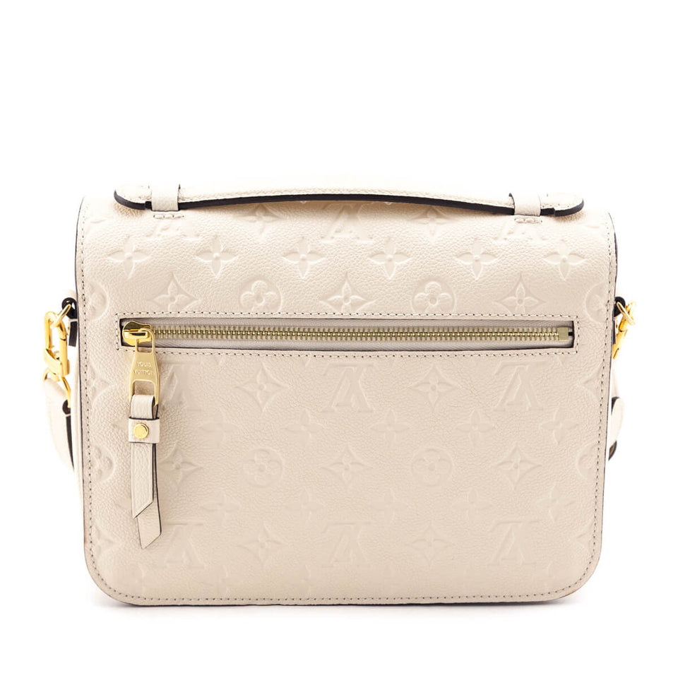 Louis Vuitton Creme Empreinte Pochette Metis MM